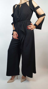 Danfi Design women's dress V-neck black