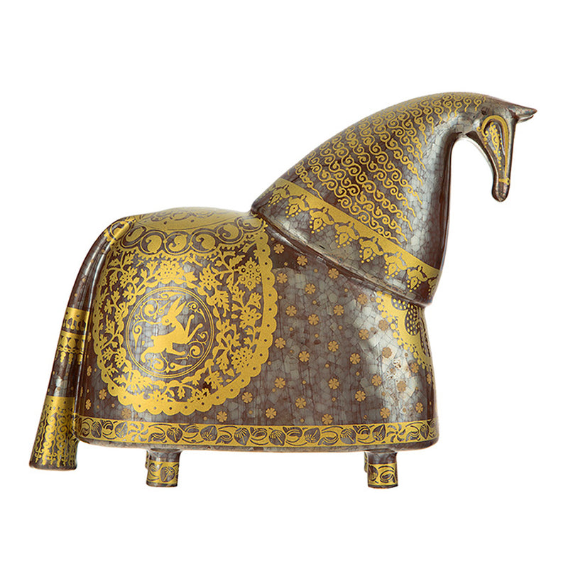 The Knight Statuette  (brown/gold)