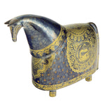 The Knight Statuette  (dark blue/gold)