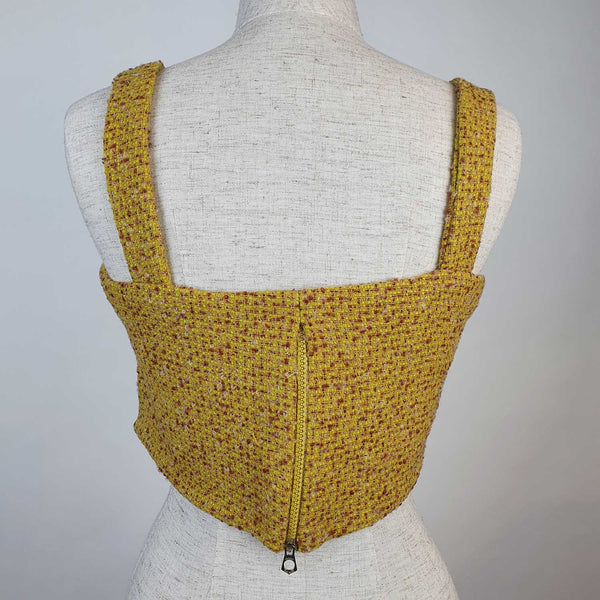 Danfi knitted crop top back