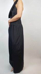 Danfi black maxi jumpsuit side2