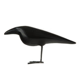 Ceramic crow with metal feet