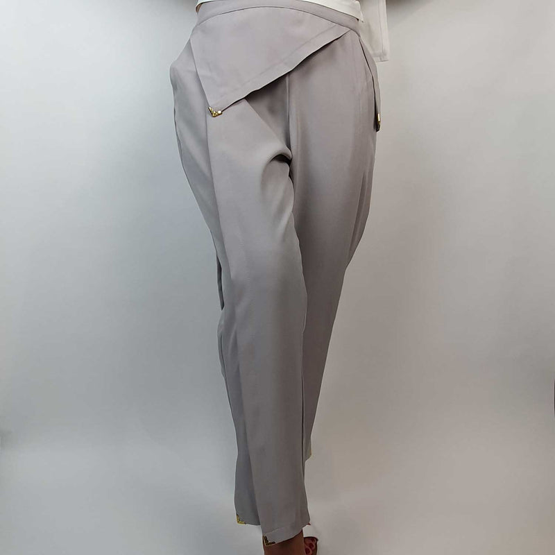 Danfi tapered-leg trousers front