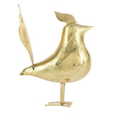 Golden metal-plated bird