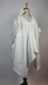 Danfi white sleeveless dress front full