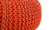 Knitted Pouffe Ottoman Footstool Seat