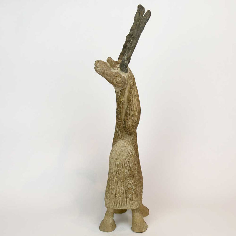 paper mache sculpture the wandering goat 9