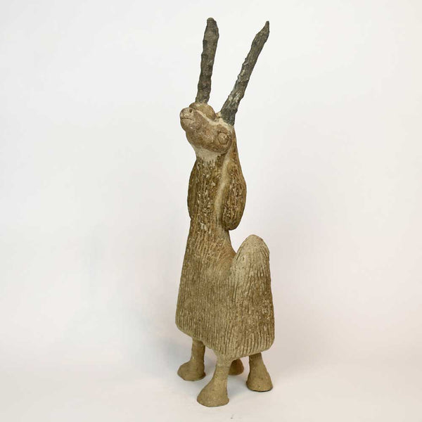 paper mache sculpture the wandering goat 8